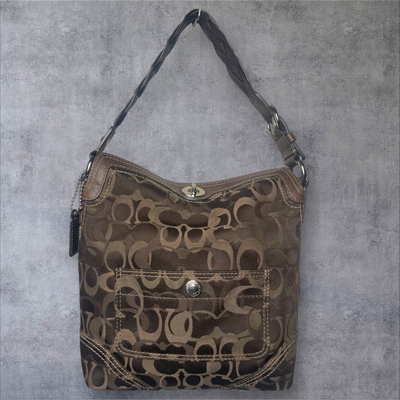 Coach Handbags - Vintage Y2K COACH Chelsea Soho Turn Lock Shoulder Hobo Bag 10990 Dark Brown